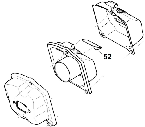 Schalldämpfer mit Katalysator